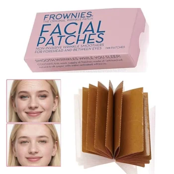 FROWNIES Anti-Wrinkle Patches For C-Shaped Frownies Patches Anti-wrinkle Face Sticker…