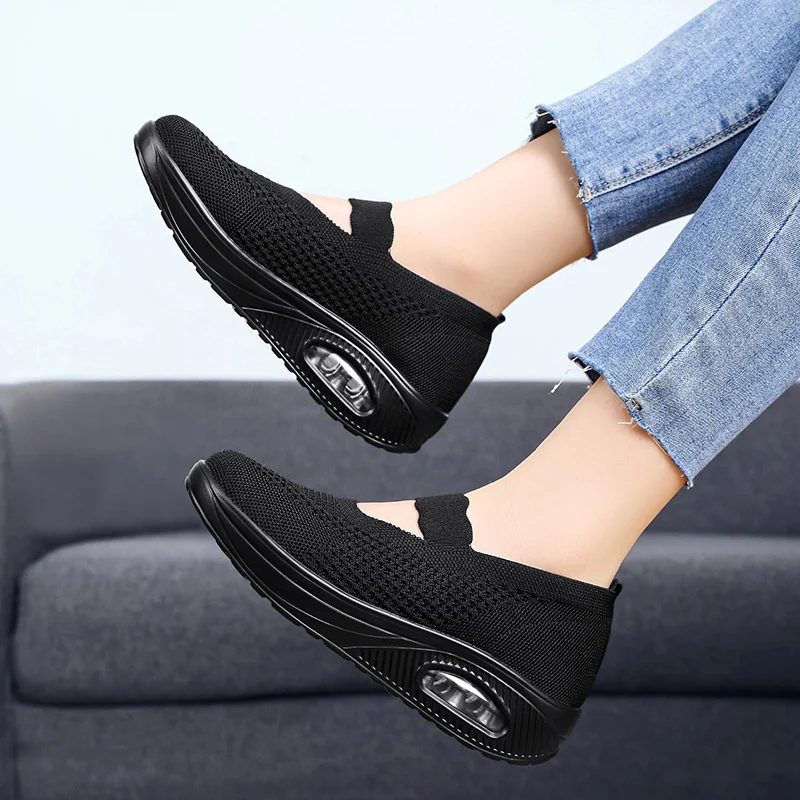 2024 Summer New Comfort Casual Women\'s Shoes Fashion Soft Sole Breathable Hollow Out Flat Shoes for Women Zapatos De Mujer