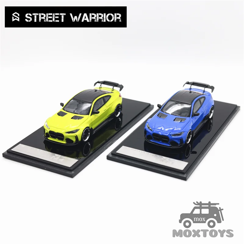 

SW 1:64 G82 M4 Portimao синий / Sao Paulo желтый Литая под давлением модель автомобиля