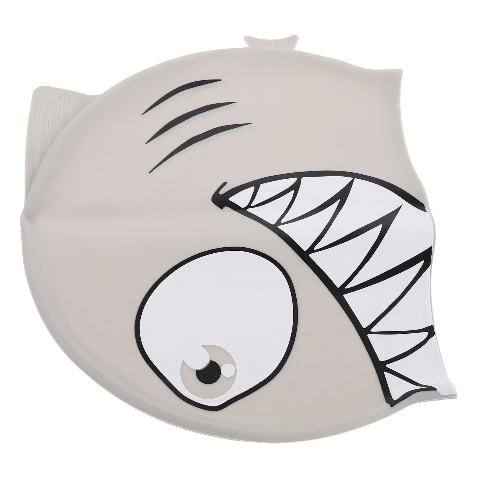 

Silicone Swim Cap Shark Design Waterproof Cartoon Swimming Hat For Pool Beach Bathing Water Play