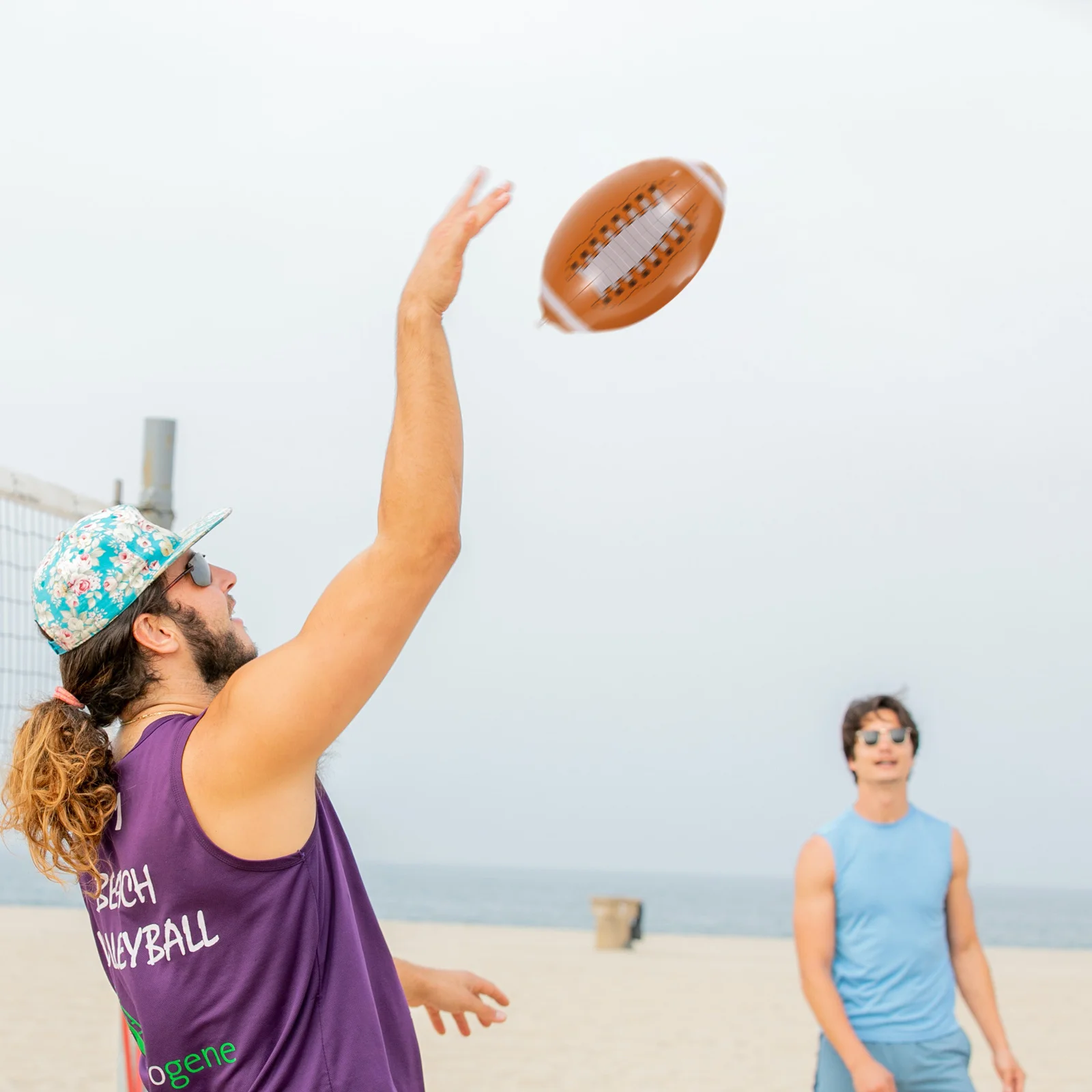 1 Juego de pelota de fútbol inflable, diseño deportivo, perfecta para playa, piscina, fiesta al aire libre de verano, pelota ligera de goma para juegos de niños
