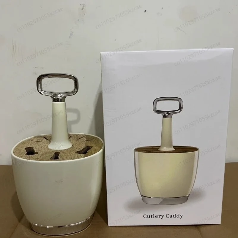 

High end Western tableware holder, knife fork spoon holder, Acacia wood original placement tableware holder