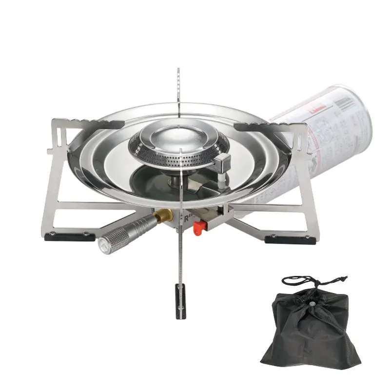 

New Arrival Portable Outdoor Kitchen Butane Stove camping Custom Logo Folding Gas Stove for Camping & Hiking