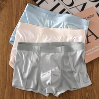 4 pcs Seamless Sports Men Underpants Men's Underwear Ice Silk Mesh Male Panties Men's Boxer Shorts Breathable Underwear