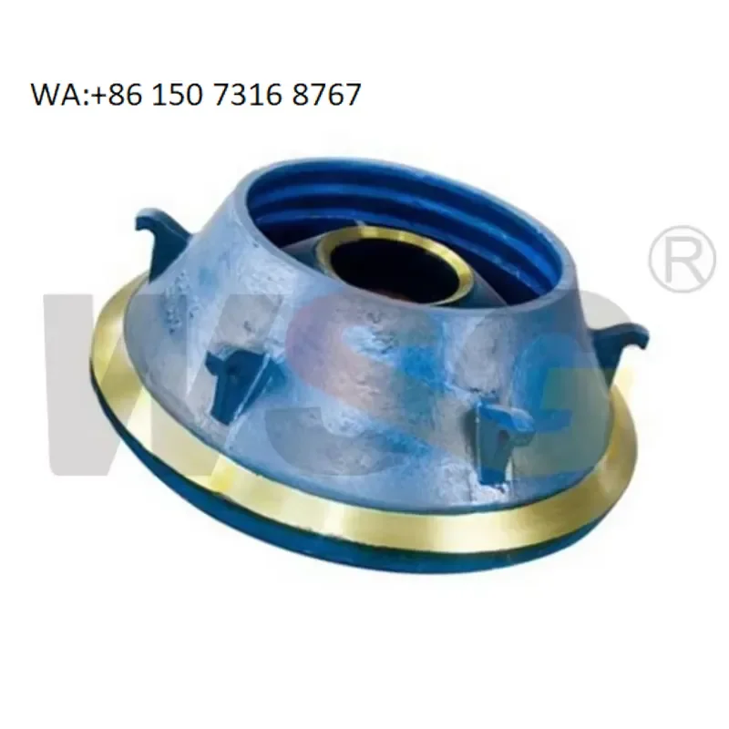 Crusher Combination Parts CH660 Cone Crusher Spares Concave and Mantle