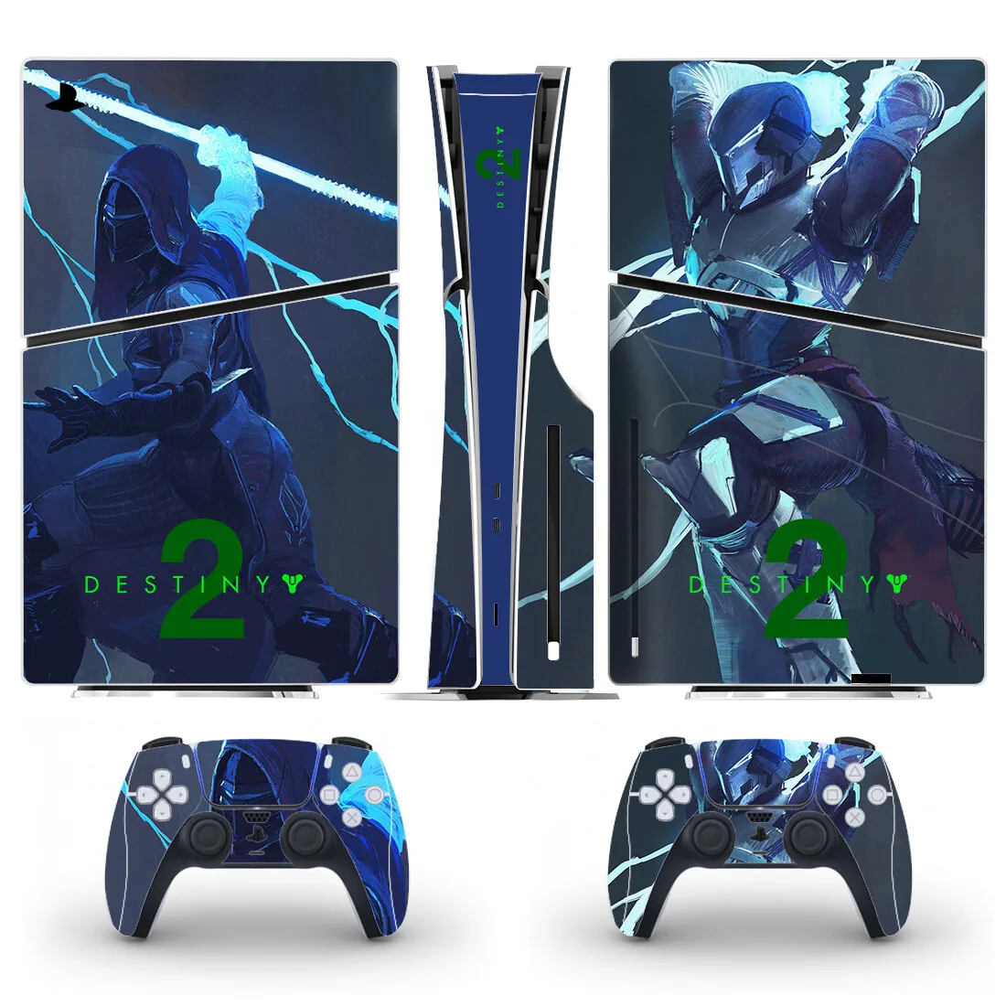 

New Game PS5 Slim Disc Skin Sticker for Console & 2 Controllers Decal Vinyl PS5 Slim Disk Skins