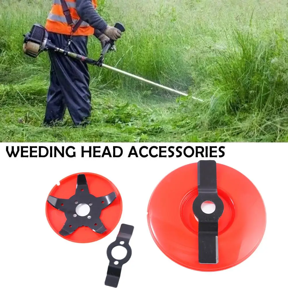 

Garden Lawn Mower Grass Trimmer Brush Cutter Mower Head Field Multi-functional Parts Field Paddy Weeding Lawn Dry Gar A1V9