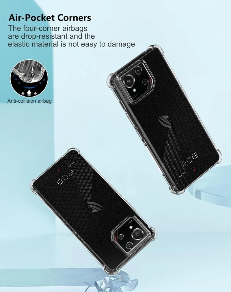 Fall Für Asus ROG Telefon 9 8 7 6 Pro Schutzhülle Vier Ecken Stoßfest Stoßstange Coque Fundas – Detail 5