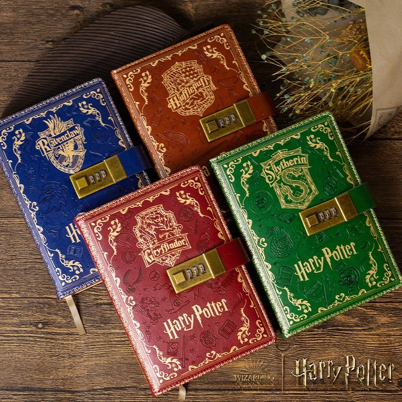 Magic Academy House A5 Password Notebook, Magic Themed Kids Stationery Gift