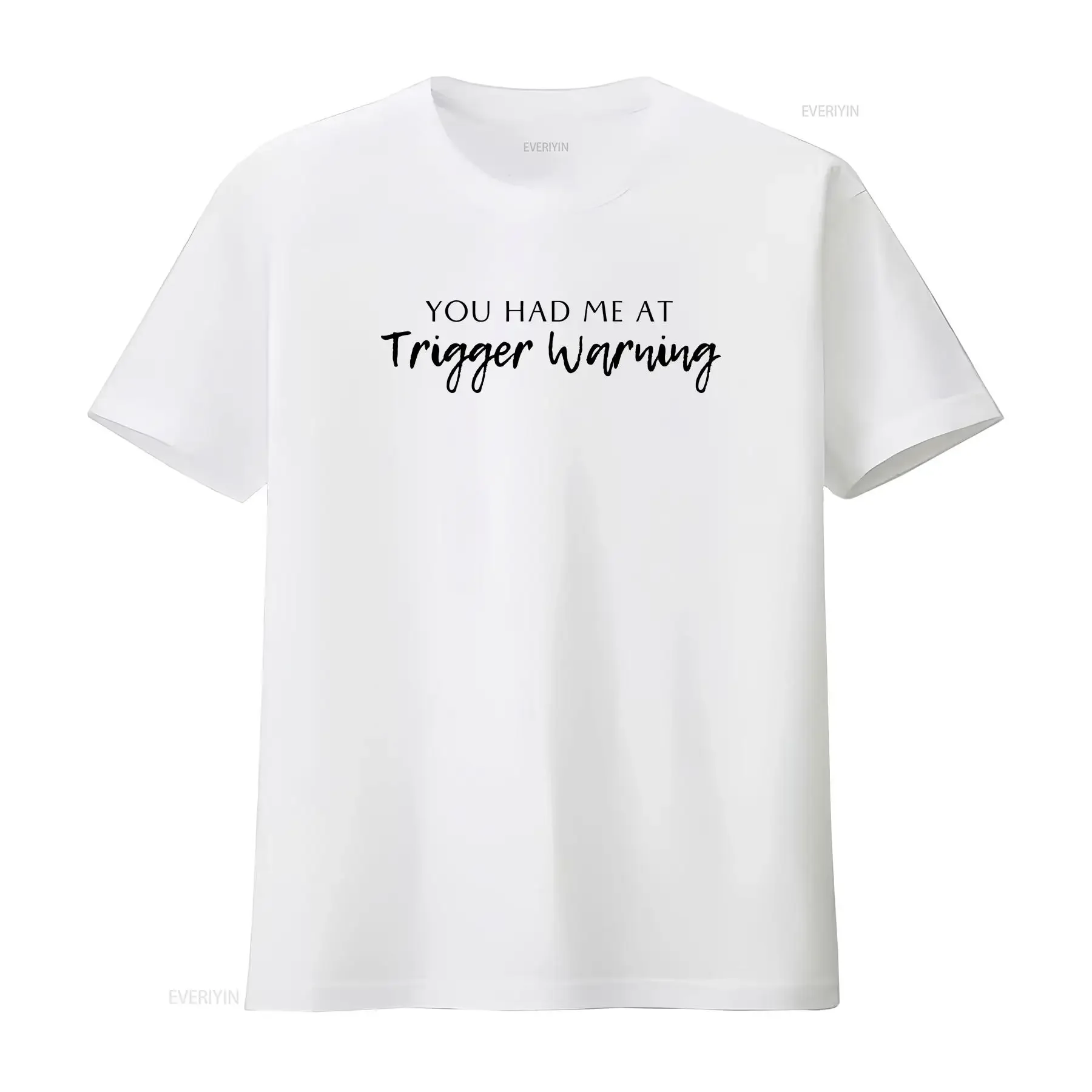 Bookish Trope Trigger Warning Avid Reader Book Lover Romance Fantasy White Oversized Crewneck T shirt vintage Washed