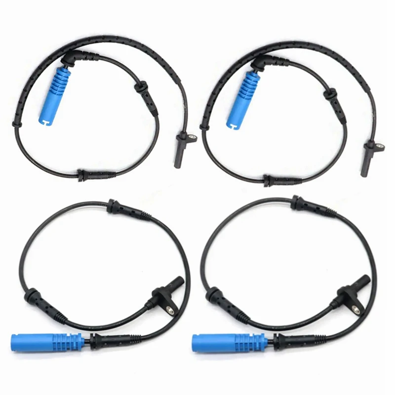 34526771702 34526771703 4Pcs Car Front Rear ABS Wheel Speed Sensor for BMW 5' 6' E60 E61 E63 E64 525i 528i 530i 540i Auto Parts