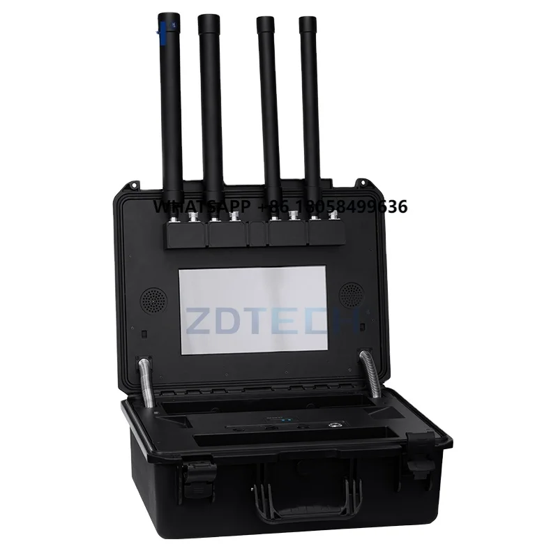 Portable Drne Signal Detector System 10KM Detection Range Route Pilot UAV Location Detail ID-Wireless  Modules Product