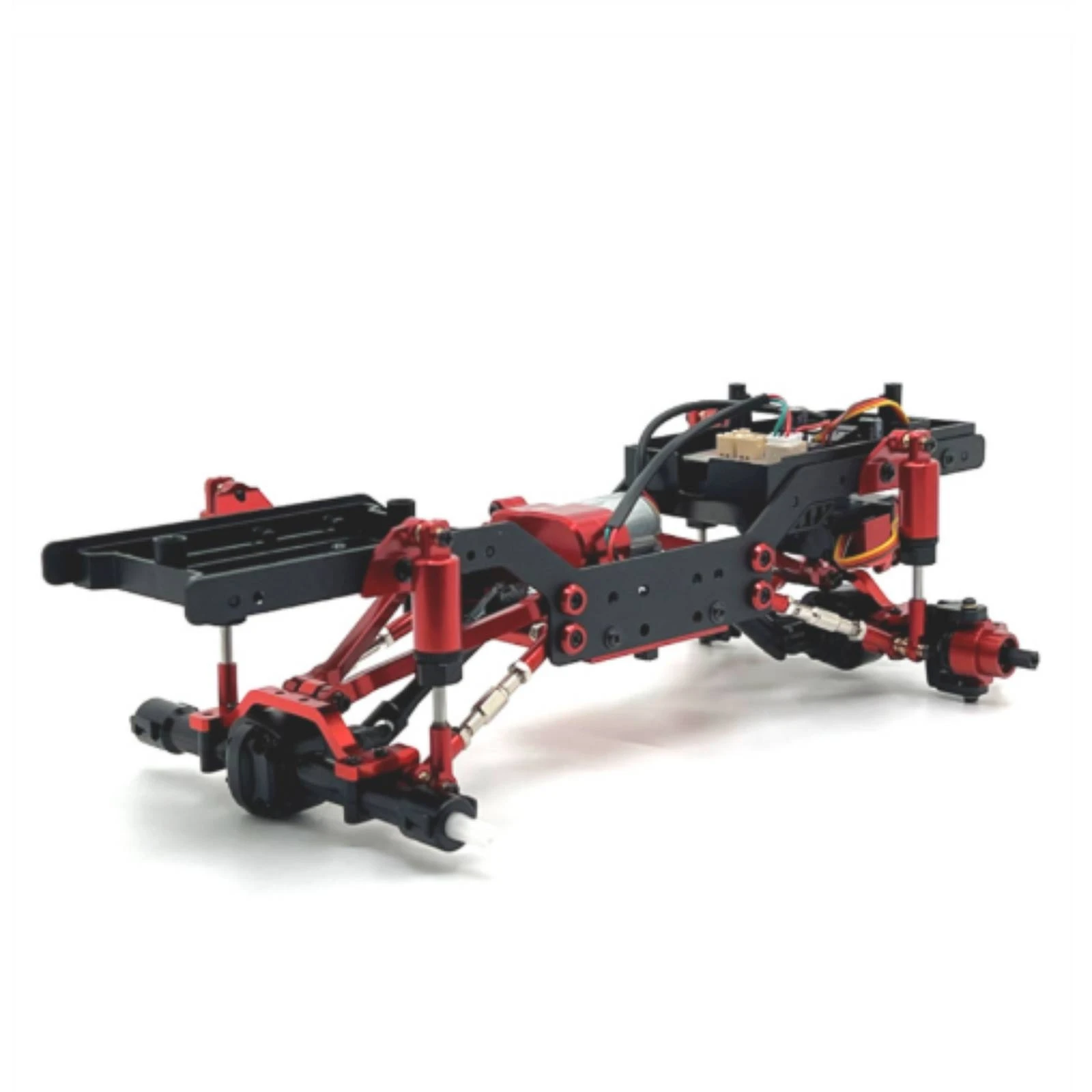 RC Car Upgrade Parts Damping Parts Kit with Shock Absorbers Shock System Kit Rigid Shock System Links Stable for Trail Tuning