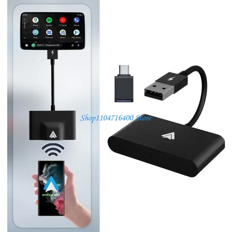 

y1gd Беспроводной автомобильный адаптер Android, подключенный к беспроводному автомобильному ключу Android для автомобиля