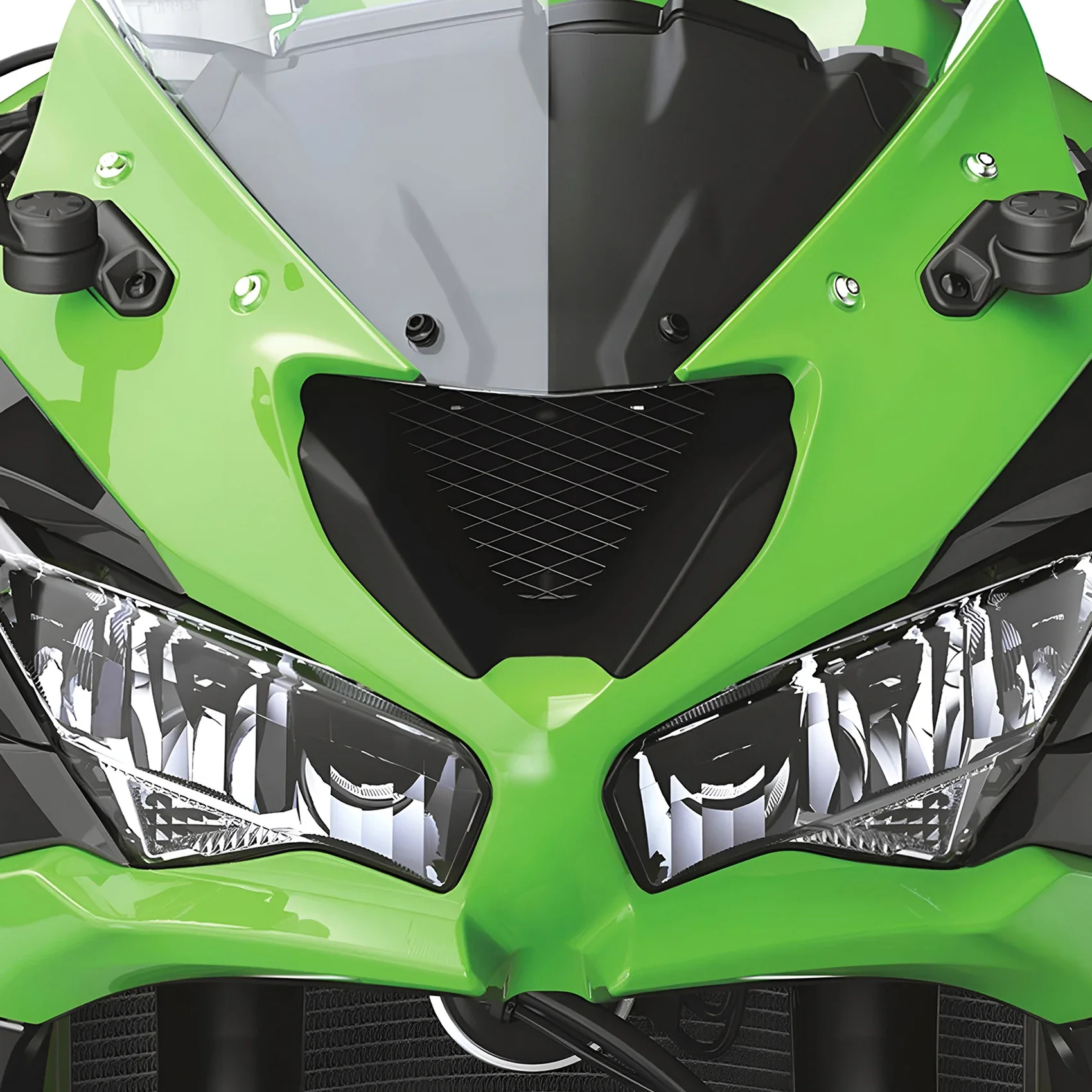 가와사키 닌자 ZX6R ZX-6R ZX636 용 ABS 2019-2023 오토바이 액세서리, 램 에어 덕트