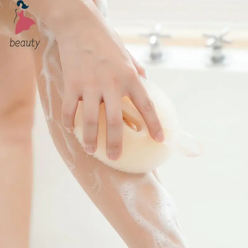 Cepillo de limpieza de bola de baño de esponja suave, suministros de ducha, limpiador corporal, depuradores exfoliantes, suministros de baño prácticos