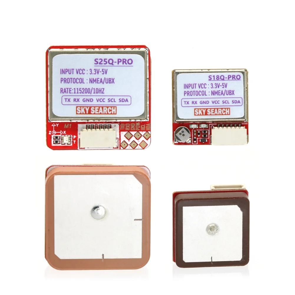 SKY SEARCH S18Q-Pro S25Q-Pro U-Blox GPS مع بوصلة تناسب Betaflight، Inav، APM، PIX4 لأجزاء الطائرة بدون طيار RC FPV #6