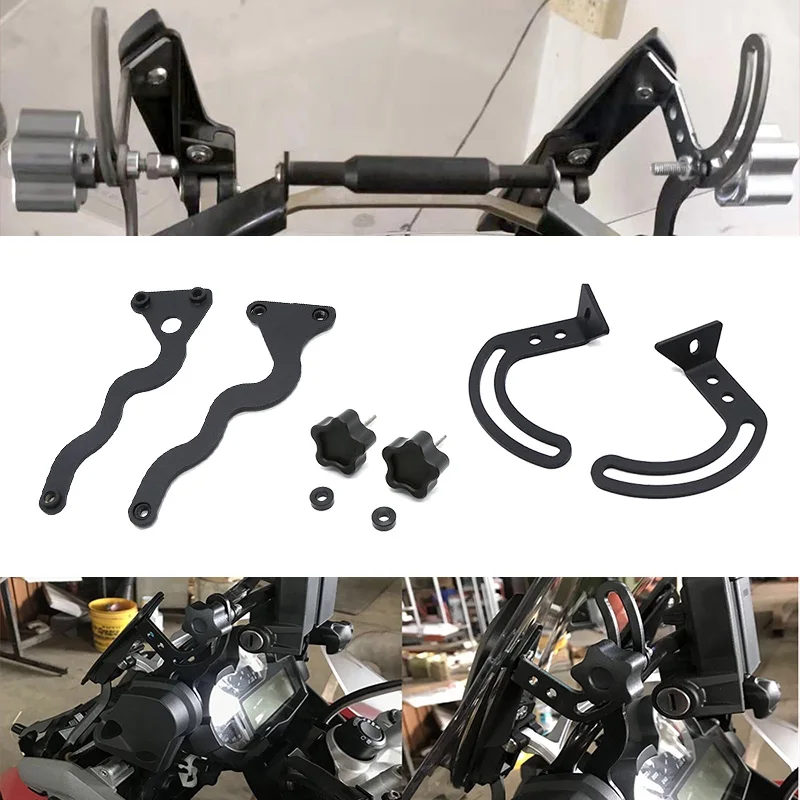 For BMW R1200GS Adventure R1250GS Parts Windshield Support Holder Windscreen Strengthen Bracket GS1200 LC/ADV Accessories