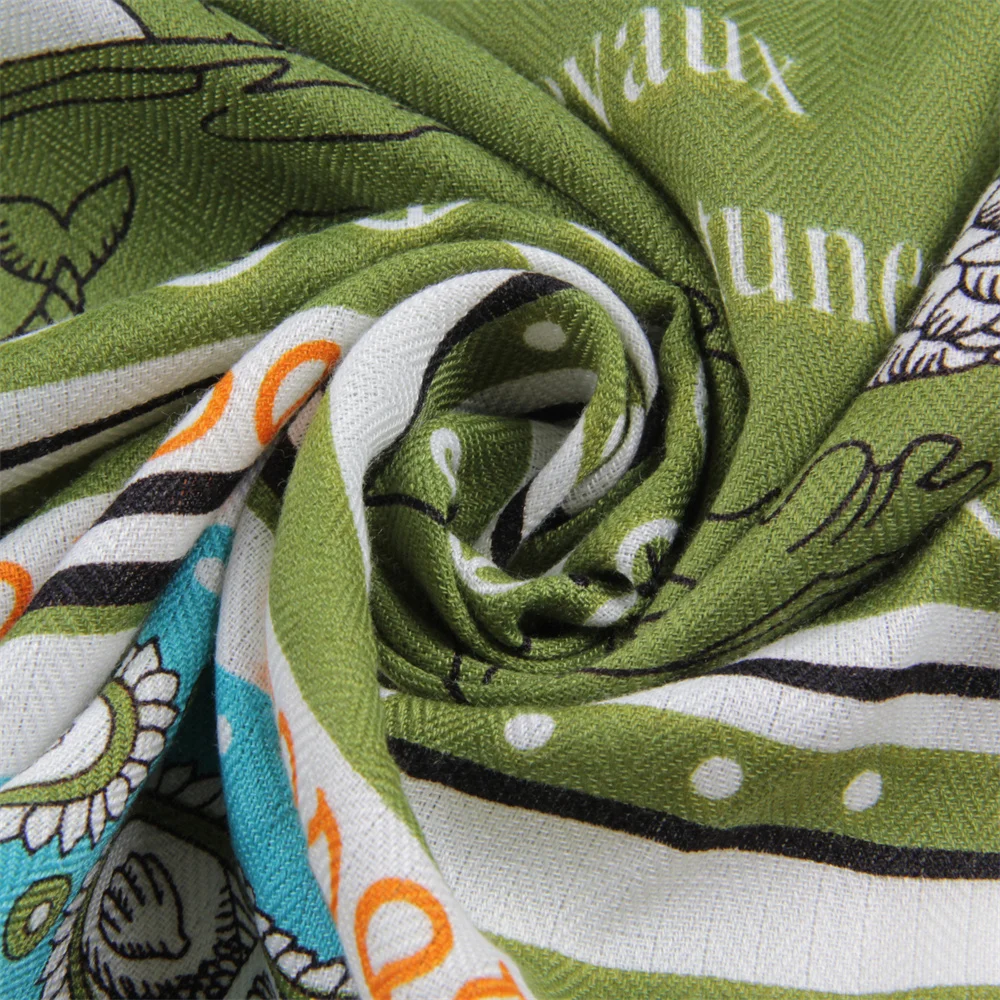 Bufanda de Cachemira de seda para mujer, chales enrollados Manual, bufandas cuadradas de caballo, Bandana envolvente, Hijab de marca de lujo, Foulards femeninos de 135CM