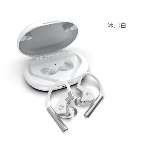 KZ E10 TWS earphone BT 5.0, Headset olahraga Hybrid dengan kontrol sentuh nirkabel 1DD + 4BA, peredam bising dan Bass