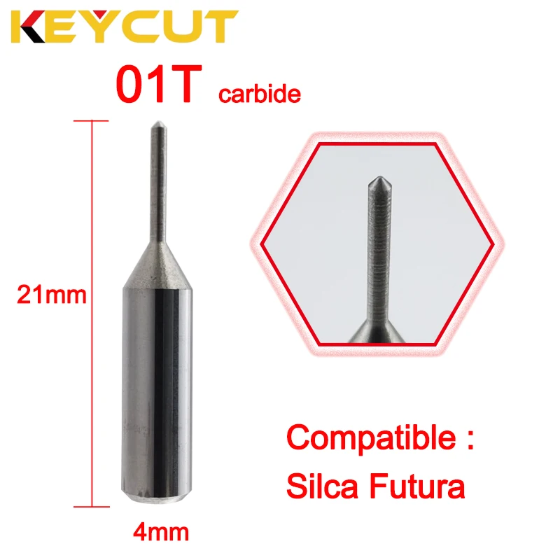 SILCA Futura 01T Tracer Point D4x21mm Passend für ILCO Silca Futura & Futura Pro Key Machine Aftermarket