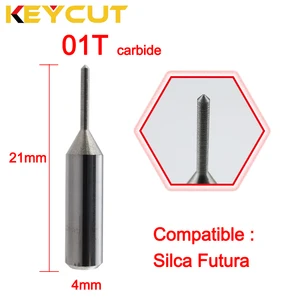 SILCA Futura 01T Tracer Point D4x21mm Fit ILCO Silca Futura & Futura Pro Key Machine Aftermarket