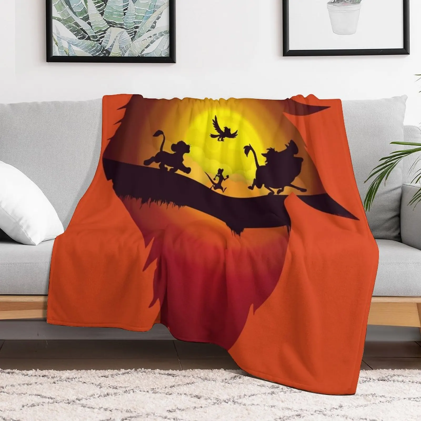 Hakuna Matata Throw Blanket Travel Summer funny gift Blankets