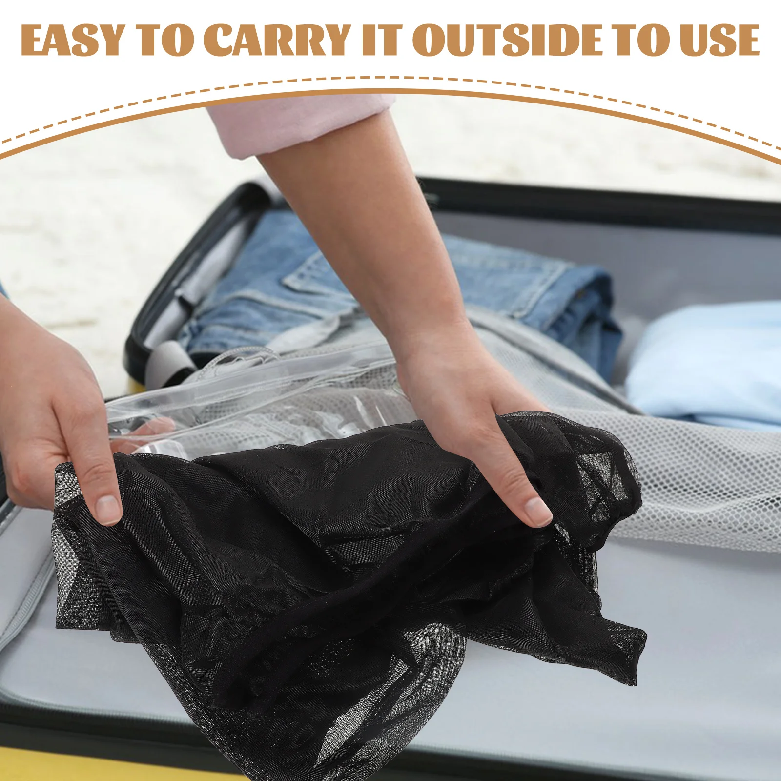 

1 Set Of Multi-Purpose Lightweight Mesh Outfit With Gloves, Breathable Anti-Mosquito Gear For Outdoor Activities