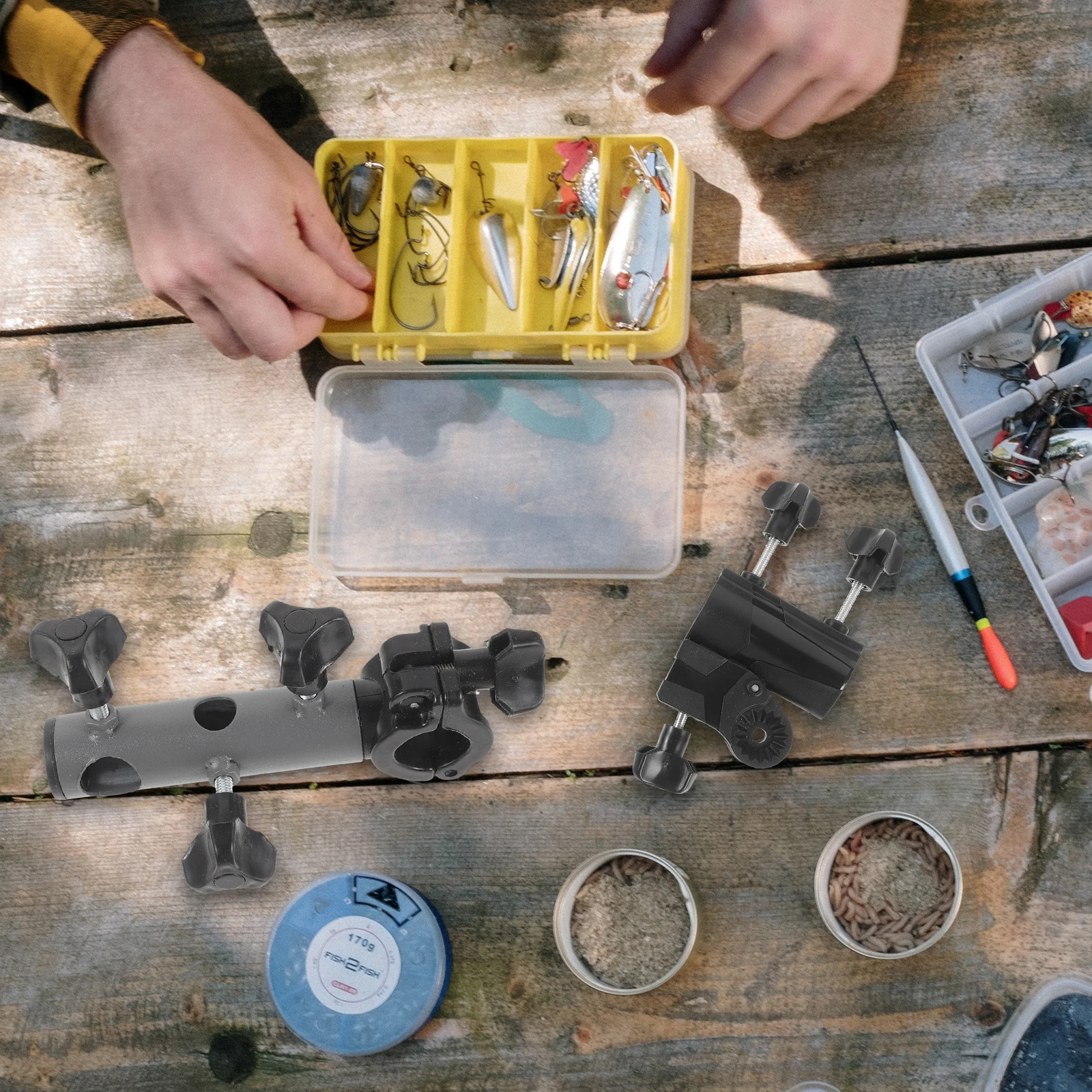 

1 set European Turret St Fishing Rod Holder Umbrella Base Nylon Rack Bait Plate Support Adjustable Parasol St Pole Fishing