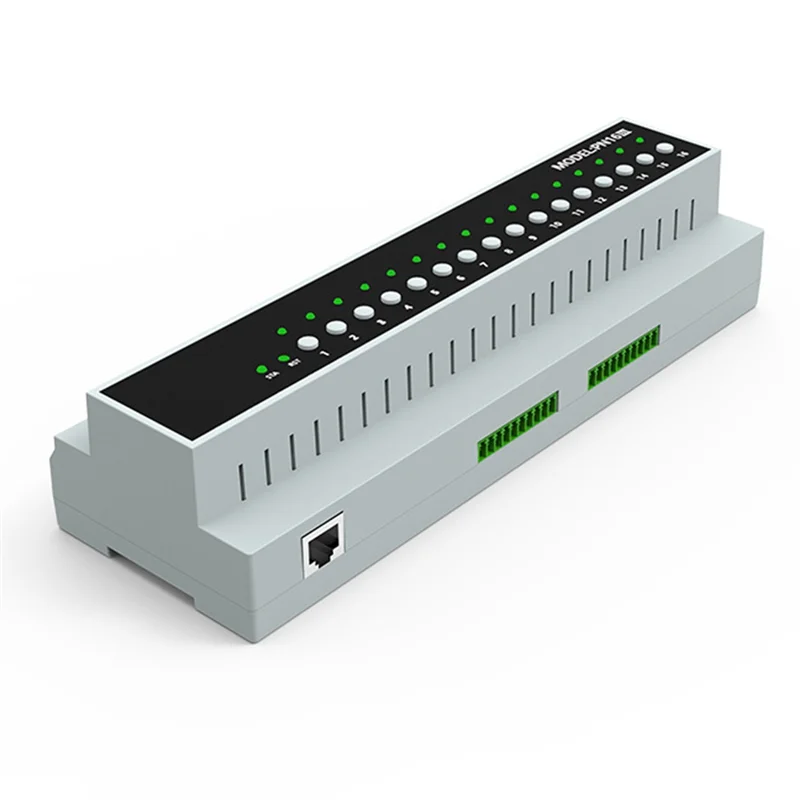 Smart Home Wifi Zigbee Relay 16 Gang Relay Switch Remote Control Appliance Control Module 110V-240V APP Voice Control