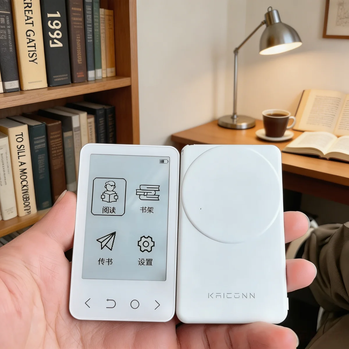 Portable Magnetic E Ink eReader Wireless Charging 3.52 Inch 66g High Frame Rate Backlit Ultra Thin 650mAh for Travel