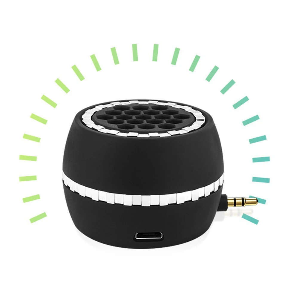 【A10R】Portable Wireless Speaker Phone External Speaker Universal 3.5Mm Jack Mini Sound Box For MP3 Player Tablet Laptop For Smar