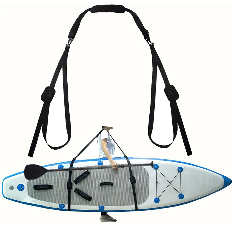 

Adjustable Kayak Canoe Nylon High Quality Carrier Shoulder Carrying Stand Up Board Carry Sling Surfboard Strap