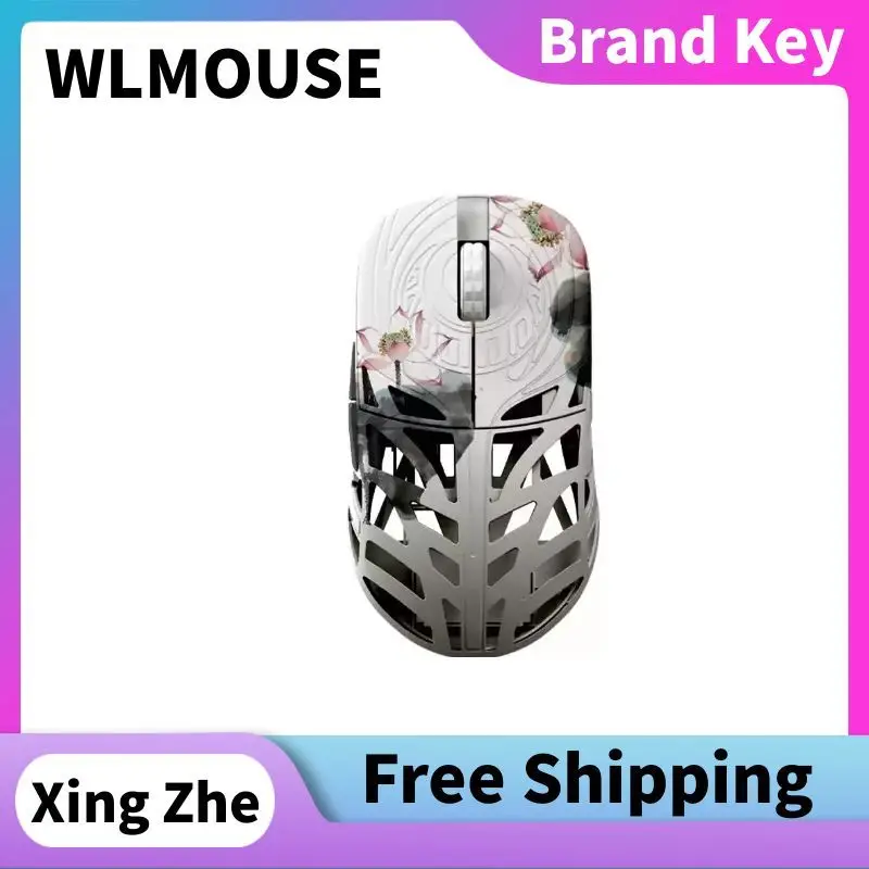 

Wlmouse Strider Hollow Игровая мышь из магниевого сплава Bluetooth Трехрежим PAW3950HS Индивидуальный датчик Электронная спортивная игра