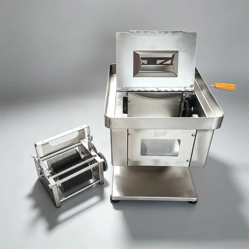Automatic Fresh Meat Slicer High Power For Kitchen And Canteen Meat Cutting Machine