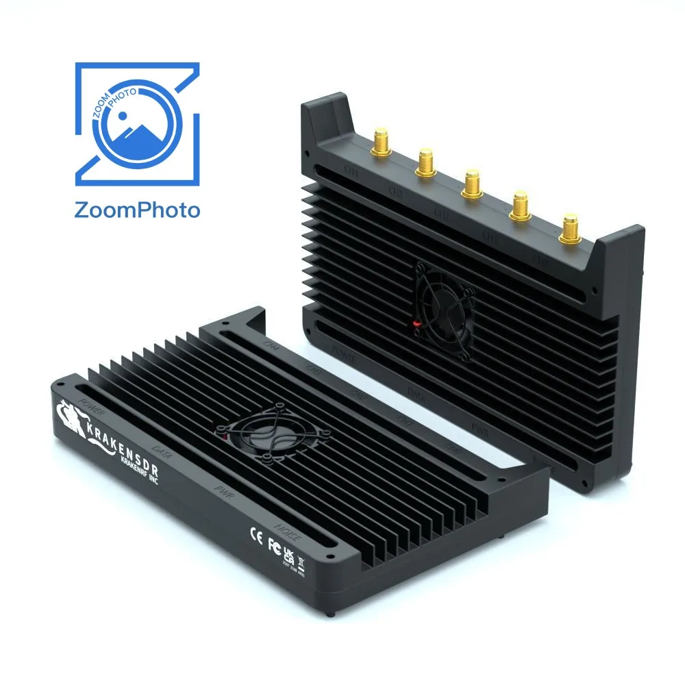 KrakenSDR 5-Channel Coherent Software Defined Radio Receiver + 5PCS Antennas for Radio Direction Finding Passive Radar view 2