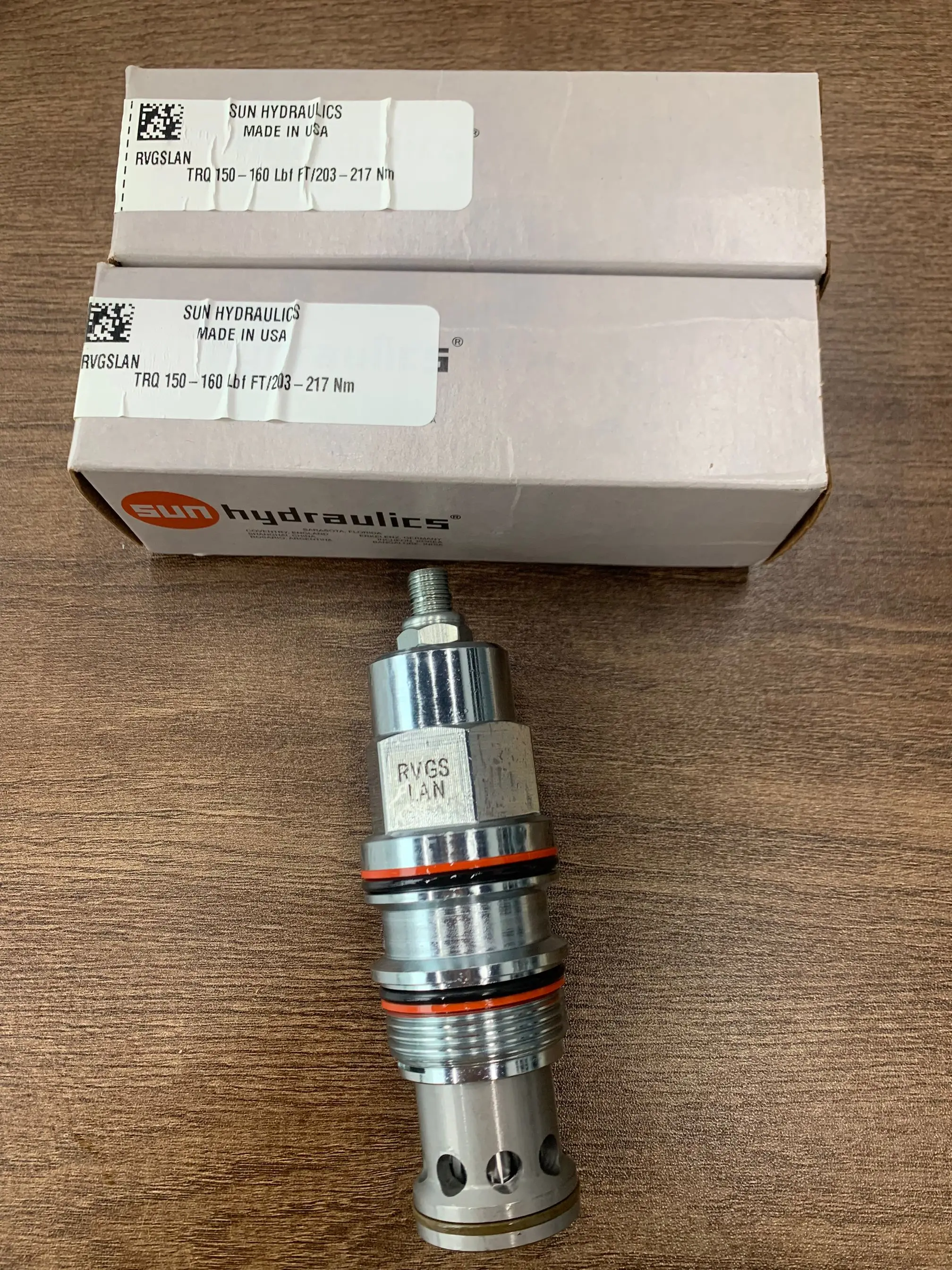 RVGSLAN RVGS-LAN RVGS LAN SUN HYDRAULICS ORIGIN cartridge Ventable, pilot-operated, balanced poppet relief valve insert in stock