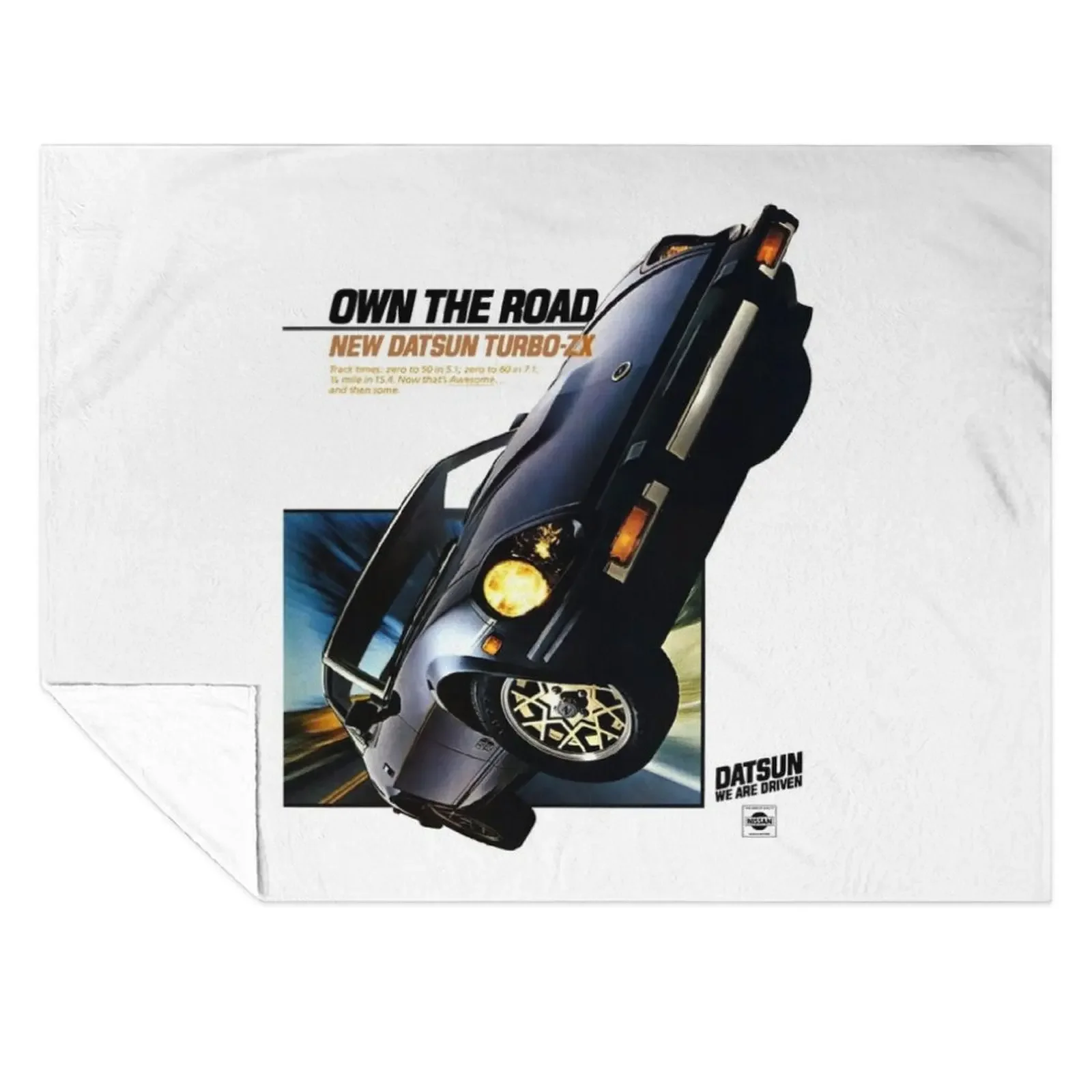 

DATSUN ZX TURBO Throw Blanket Sofa Quilt Hair Beach Sleeping Bag Blankets