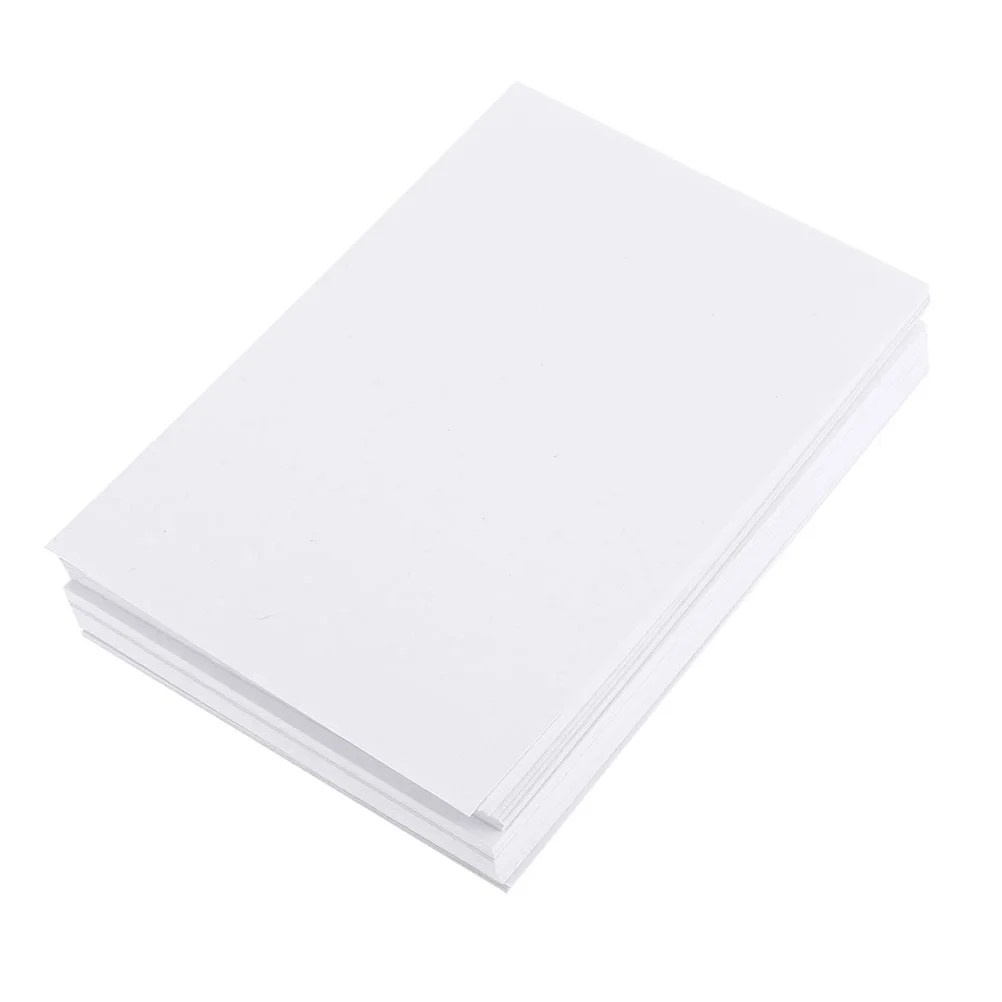 

100 Pcs Watercolor Paper Thick Smooth Surface Ideal for Drawing Sketching Crafting Students Artists Painting Supplies Art