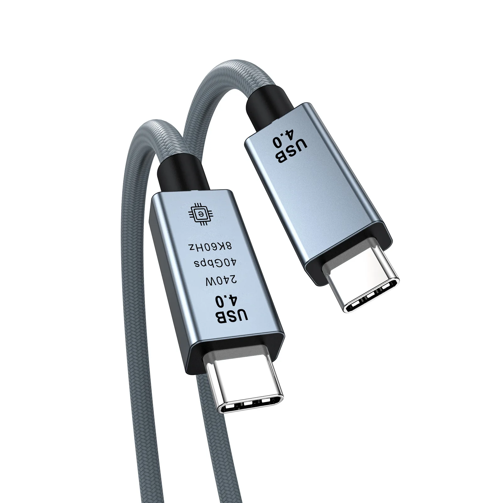 USB4 Cable 40Gbps 240W Thunderbolt 4 Type C Fast Charging Cable