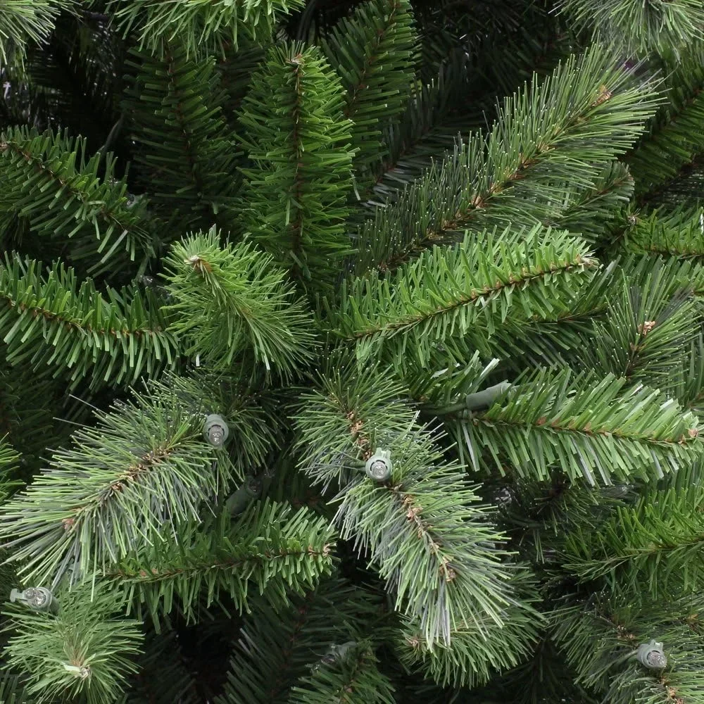 7.5-foot Pre Lit Slender Fraser Fir Artificial Christmas Tree with 500 Green Lights