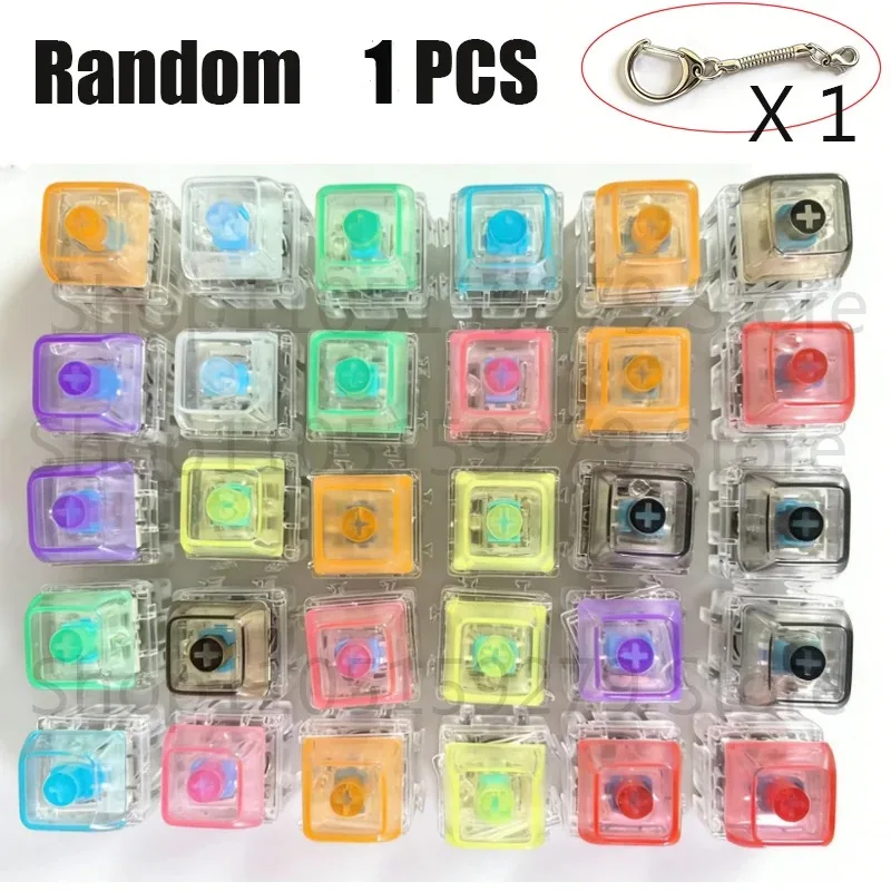 LED-toetsenbord sleutelhanger fidget toys kristallen clicker sensorisch speelgoed voor stressverlichting toetsenbord sleutelhanger fidget gadget voor volwassenen en kinderen