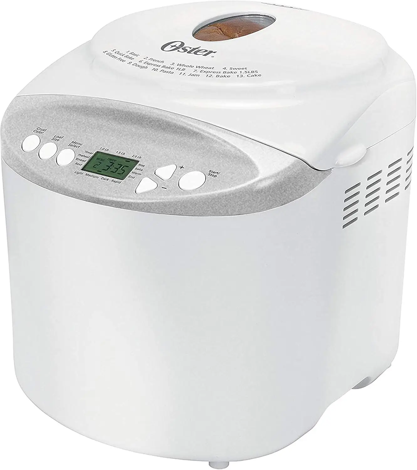 

Oster Expressbake Bread Maker with Gluten-Free Setting, 2 Pound, White