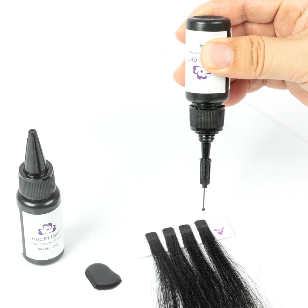 V Light Hair Extension Glue Bonding Glue and Remover for Hair Extension Bonding Salon Use Gel for Hair Installation