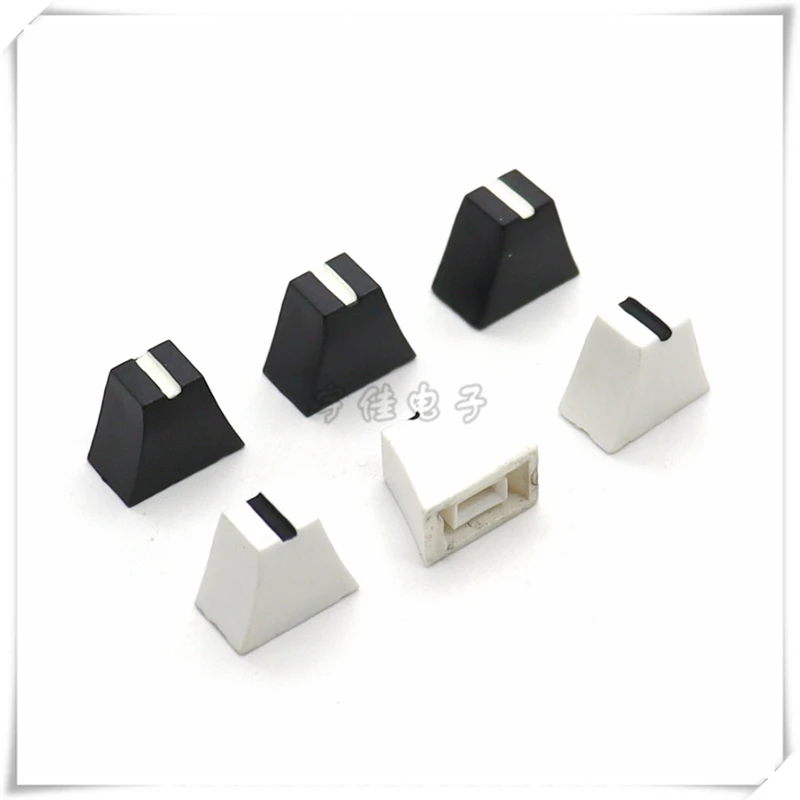10PCS 12*7*10.5MM Plastic Push Key Cap Mixer Switch Fader Cap Disc Player Sound Card Panel Push Rod Cap