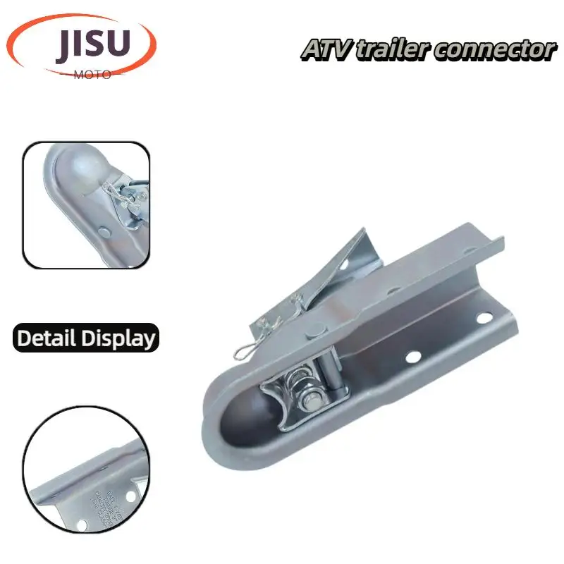 

Аксессуары для крючков для прицепа для пляжного велосипеда, модифицированное соединительное устройство для рамы прицепа, подключенное к универсальной крышке шаровой головки трактора