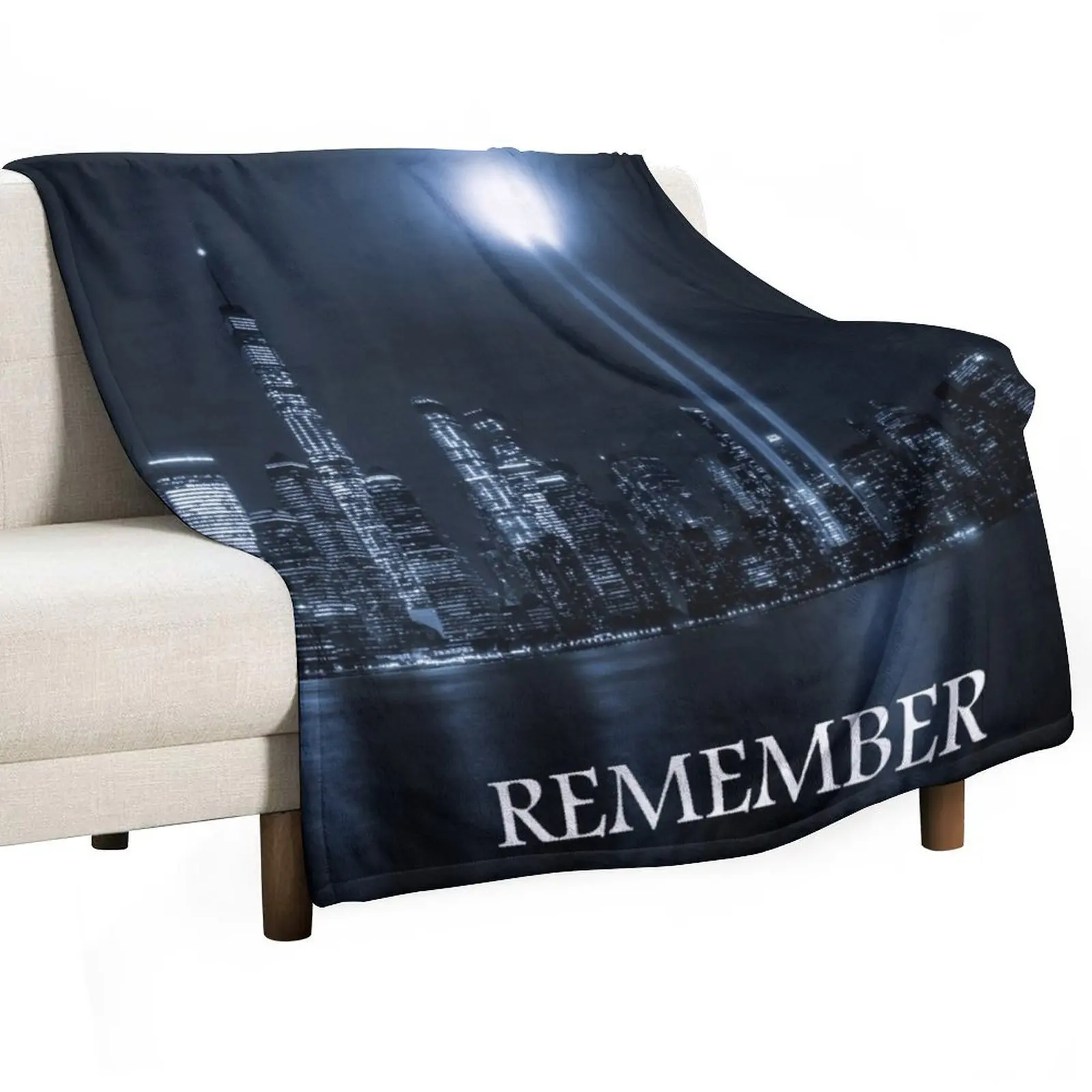 

Twin Towers-Remember Throw Blanket For Decorative Sofa Beach Blankets