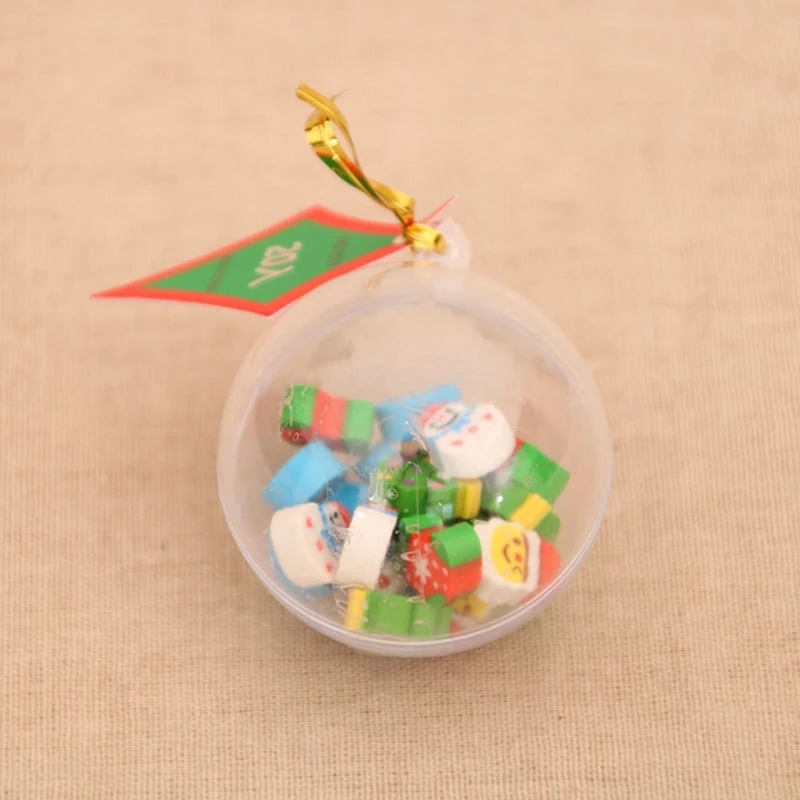 K1AA Pack of 20 Mini Christmas Erasers Christmas Stocking Stuffers Erasers