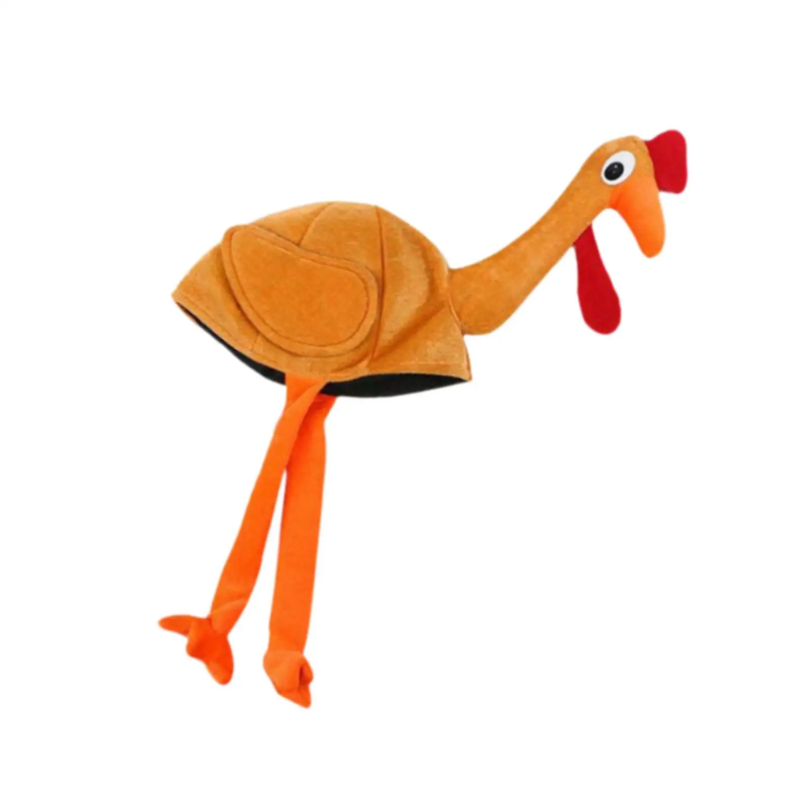 Chapéu de peru de veludo engraçado, adereços para fotos, chapéu de festa fofo para meninas, vestido de Halloween