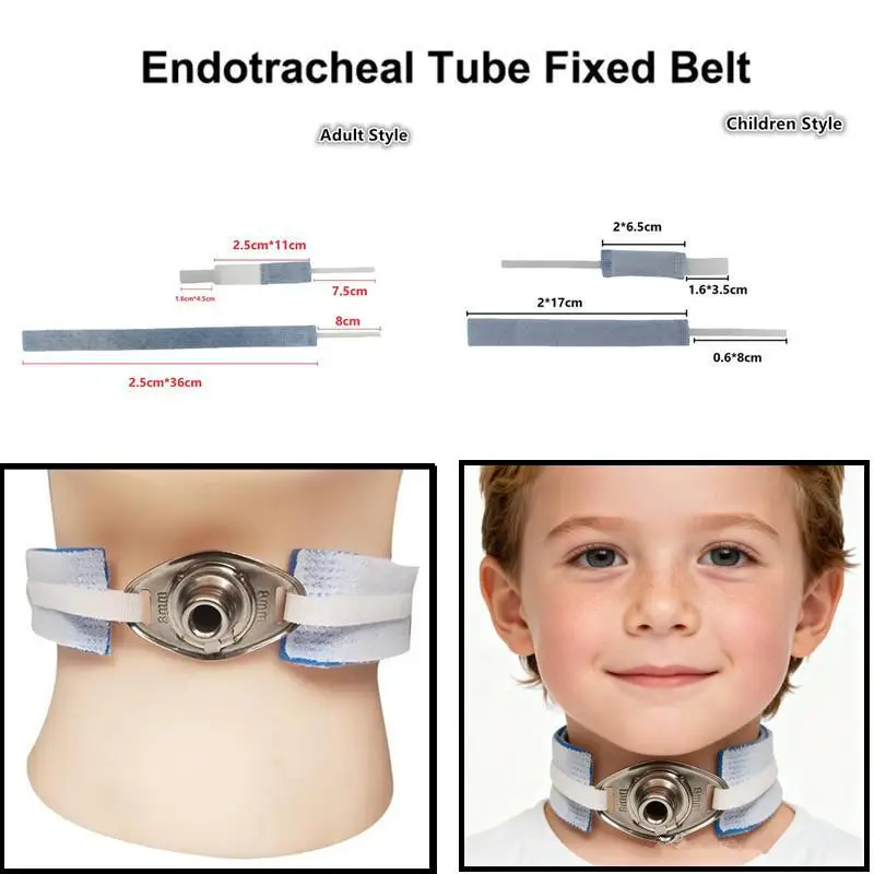 1Pcs Tracheal Catheter Ultra-soft Fixation Tracheostomy Tube Strap Soft Sponge Neck Support Tracheostomy Fixed Belt Holder